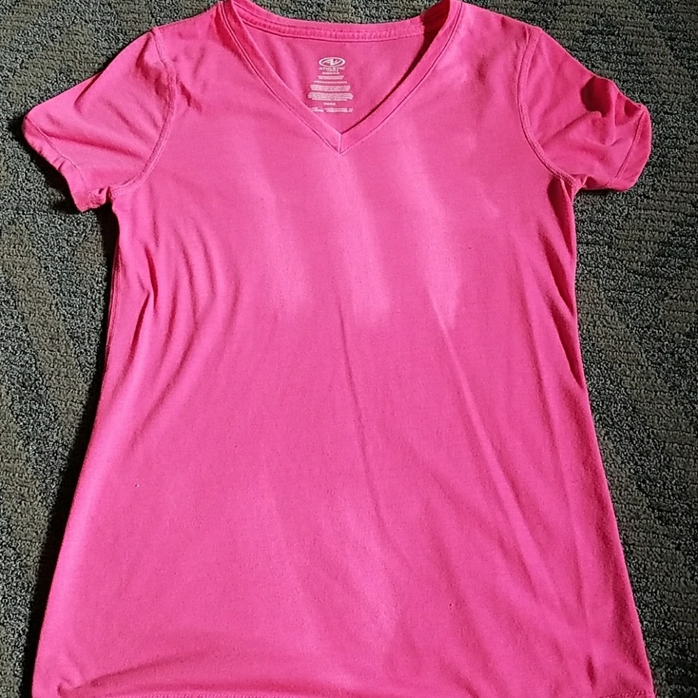 Athletic Works extra small size 0 -2 pink v- top